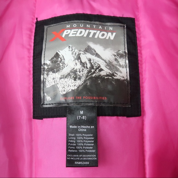 Mountain Expedition Girls Hooded Jacket M(7-8) - Picture 9 of 10